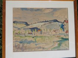 Roger Henry Jean-Mairet Aquarell/ Tusche 1904-1949