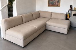 IKEA VALLENTUNA beige  divano con 2 letti e contenitore