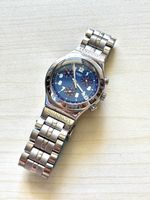 Chronograph Swatch Irony Edelstahl blau  40mm