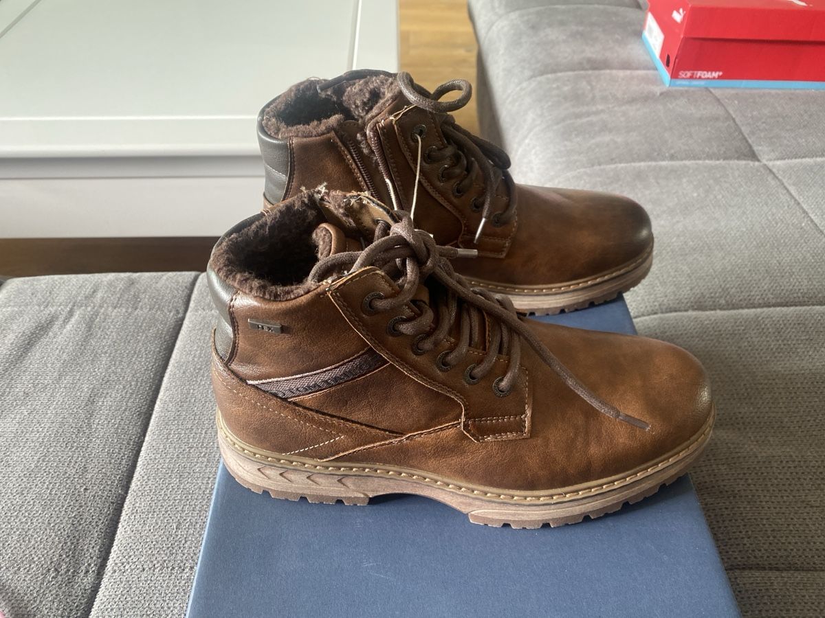 Tom Tailor Scarpe da uomo: Tom Tailor Winterschuhe Gr. 40 Wasserdicht – Nuovo e nell'imballaggio originale da Läufelfingen venduto da Alles_Garantie 1