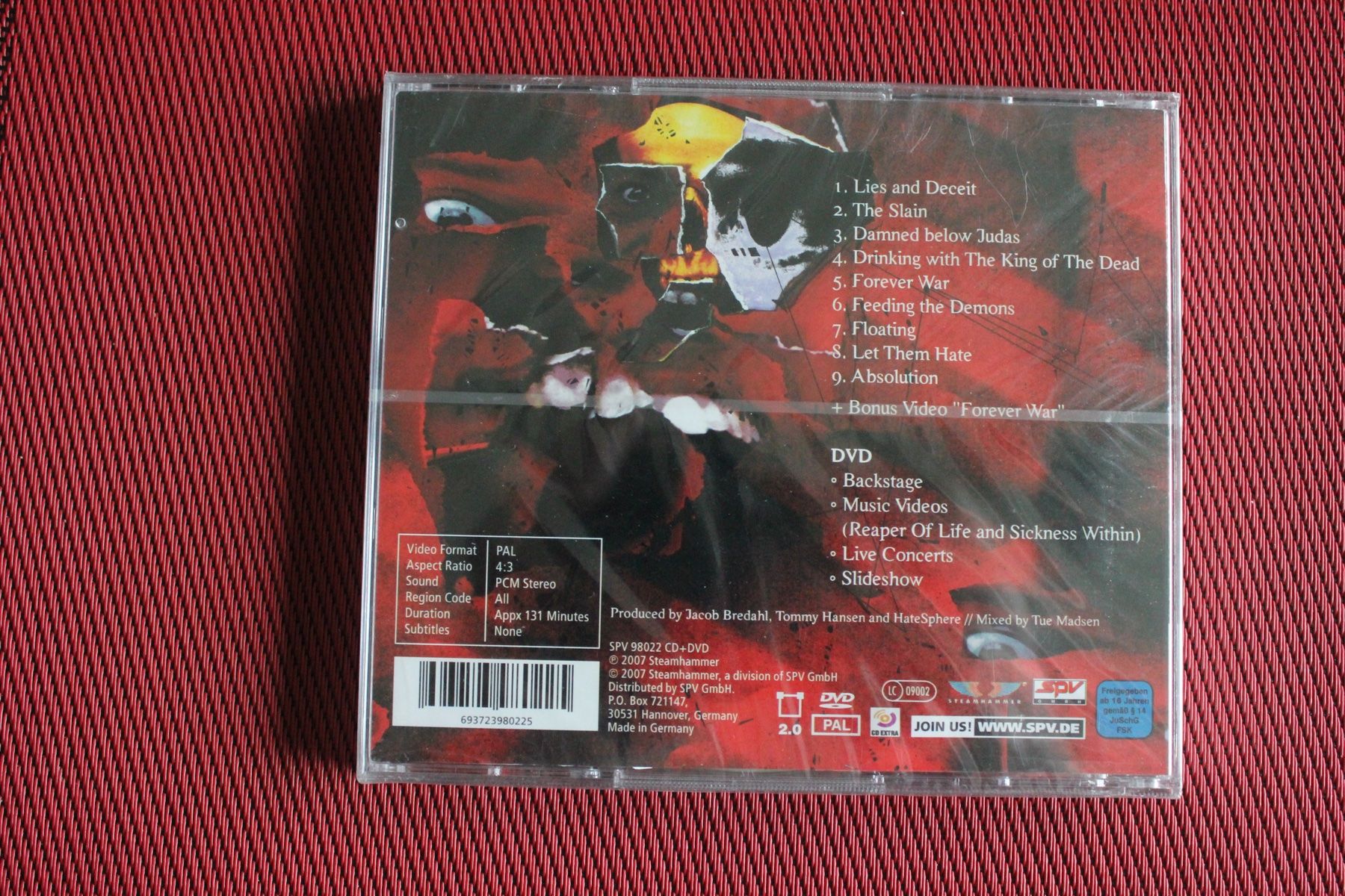 CDs: HATESPHERE "SERPENT SMILES AND KILLER..." CD+DVD NEU – Neuf avec emballage d'origine à Geroldswil par CD-Verkauf-2022 1