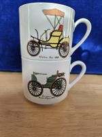 2 Winterling Kaffeetassen Oldtimer Motiv Rarität