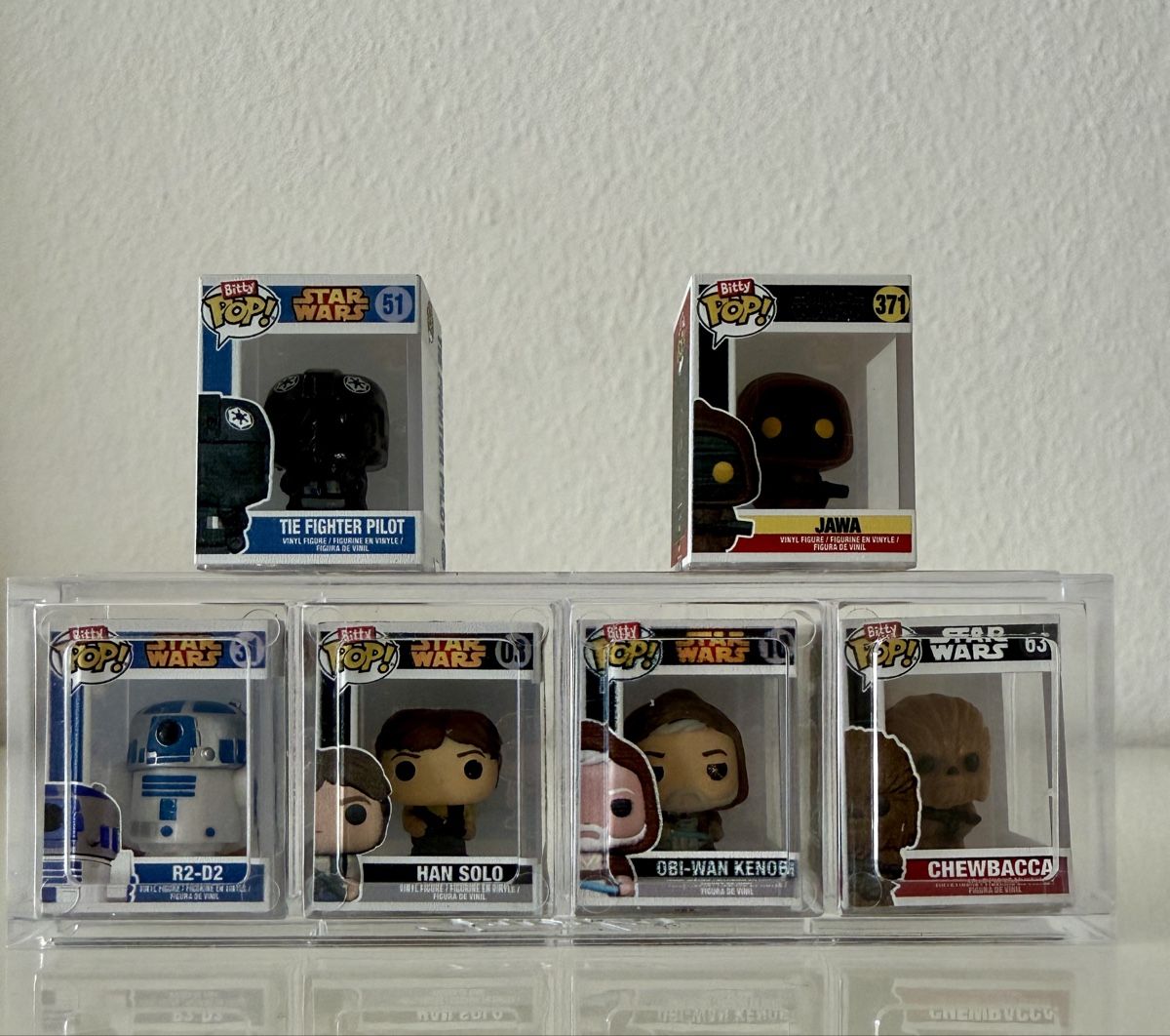 Funko Figuren: Funko Bitty Pop Star Wars Set 6 Figuren mit Display – Neu (gemäss Beschreibung) aus Altstätten SG von Tiptop90