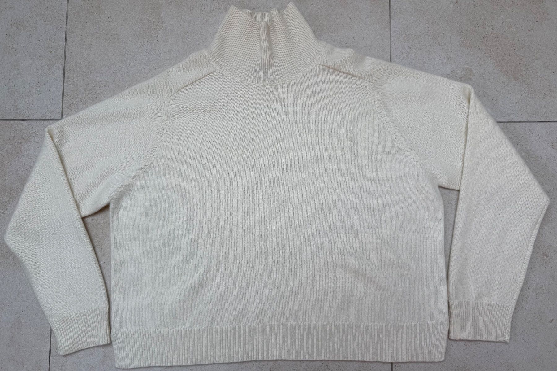 Repeat Maglioni & Felpe: REPEAT Stehkragenpullover – Ecru / Cremeweiss – Nuovo (secondo la descrizione) da St-Sulpice VD venduto da Nnie 3