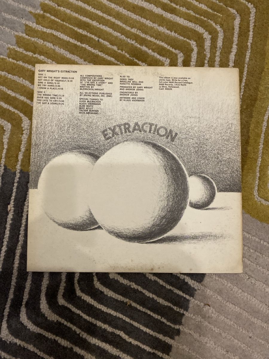 Vinyles: Gary Wright Extraction LP Vinyl Schallplatte A&M Records – D'occasion à Zürich par alt-eisen 1