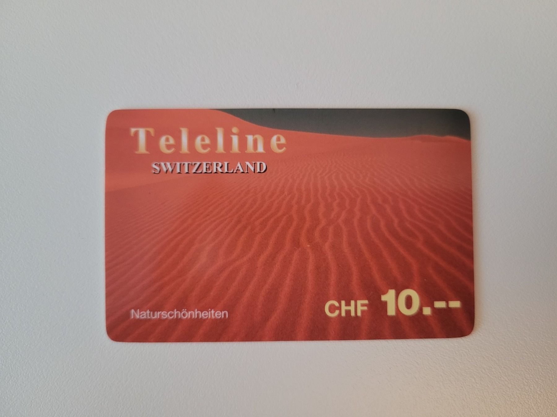 Schede telefoniche: Telefonkarte Teleline – Usato da Inwil venduto da Flower2325