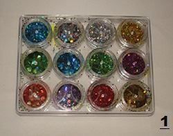 Unghie finte: Set Nail Art Pailletten – Nuovo e nell'imballaggio originale da Nussbaumen AG venduto da priz-shop