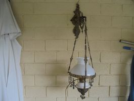 Antike Wandpetroleumlampe, ca. 1930-40