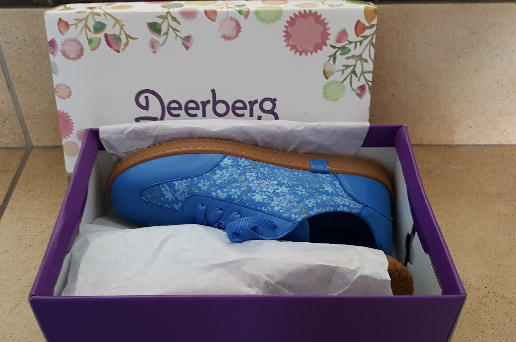 Scarpe da donna: Sneaker Leder blau Gr. 41 neu – Nuovo e nell'imballaggio originale da Olten venduto da Yen6 2