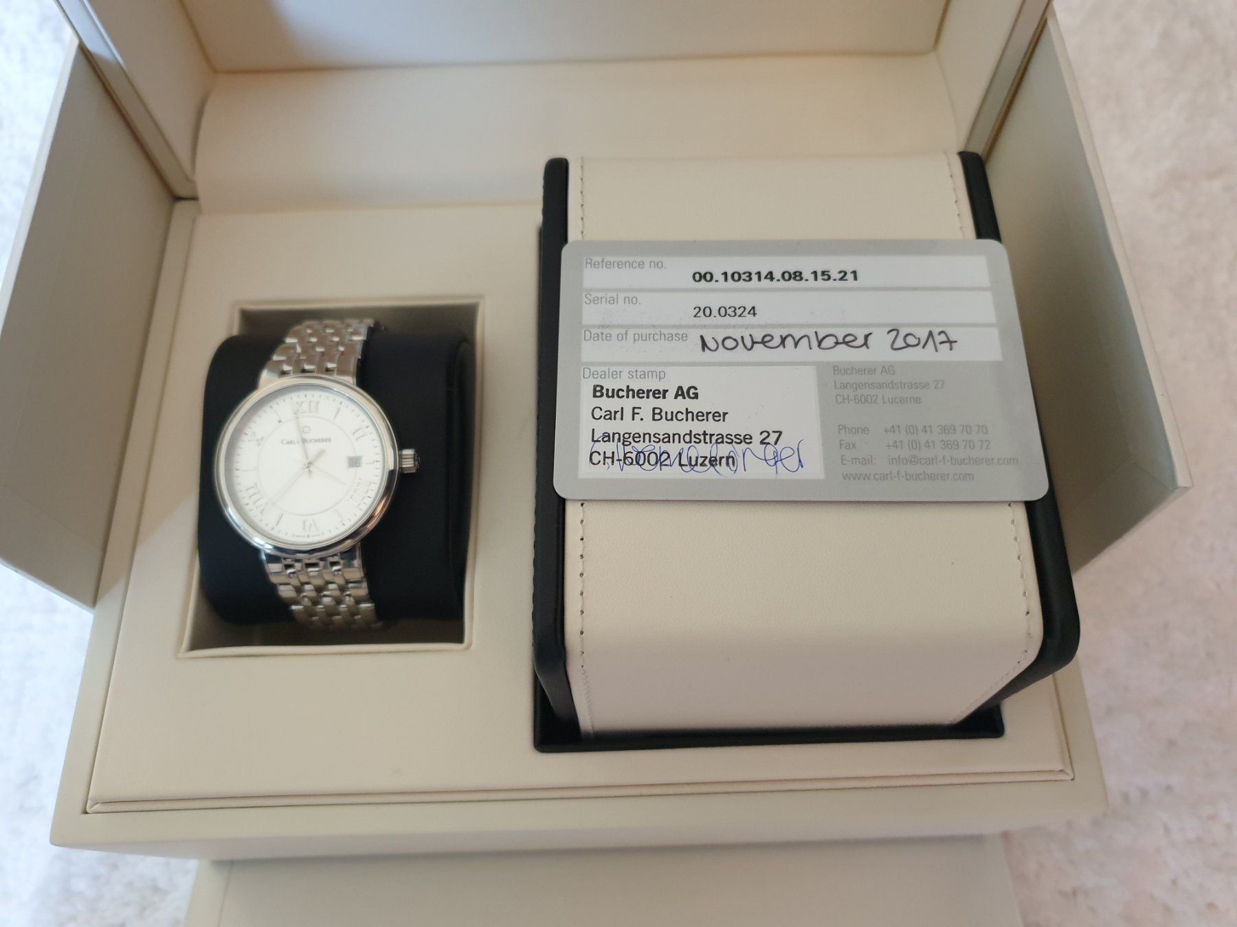 Bucherer Orologi: Carl F.Bucherer Adamavi – Nuovo e nell'imballaggio originale da Zumikon venduto da rinspeed1