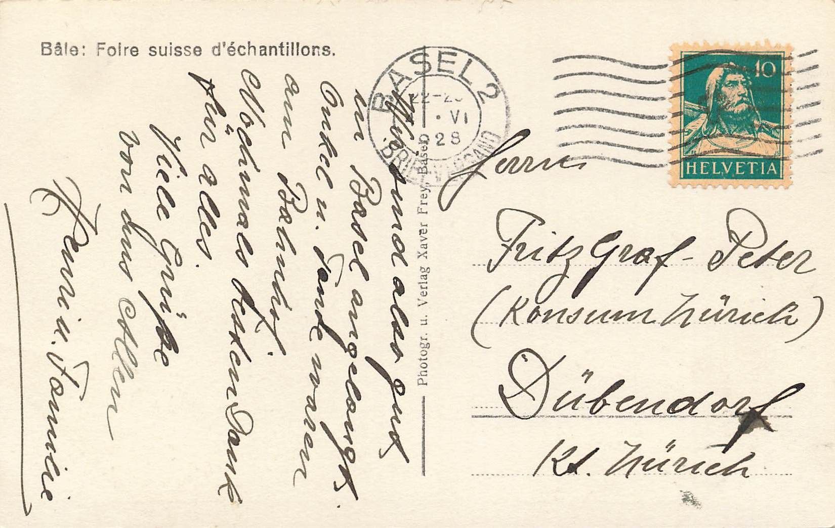 Cartoline postali: Basel tram Straßenbahn – Usato da Biasca venduto da Blenio71 1
