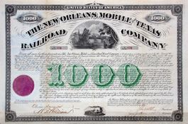 New Orleans, Mobile & Texas Railroad Company - 1873