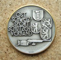 SCHÜTZENMEDAILLE OST SCHWEIZ. SPORT SCHÜTZENVERBAND