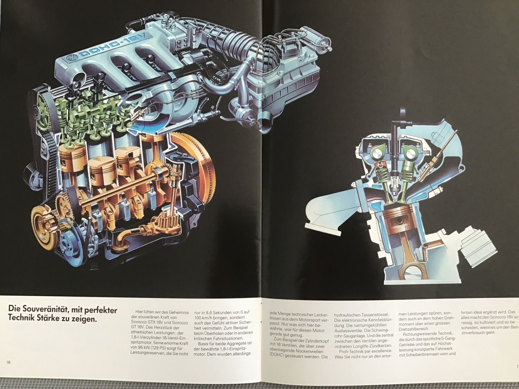 VW Documenti: VW Scirocco Verkaufsprospekt 24 Seiten August 1987 – Usato da Scherzingen venduto da Starseller62 5