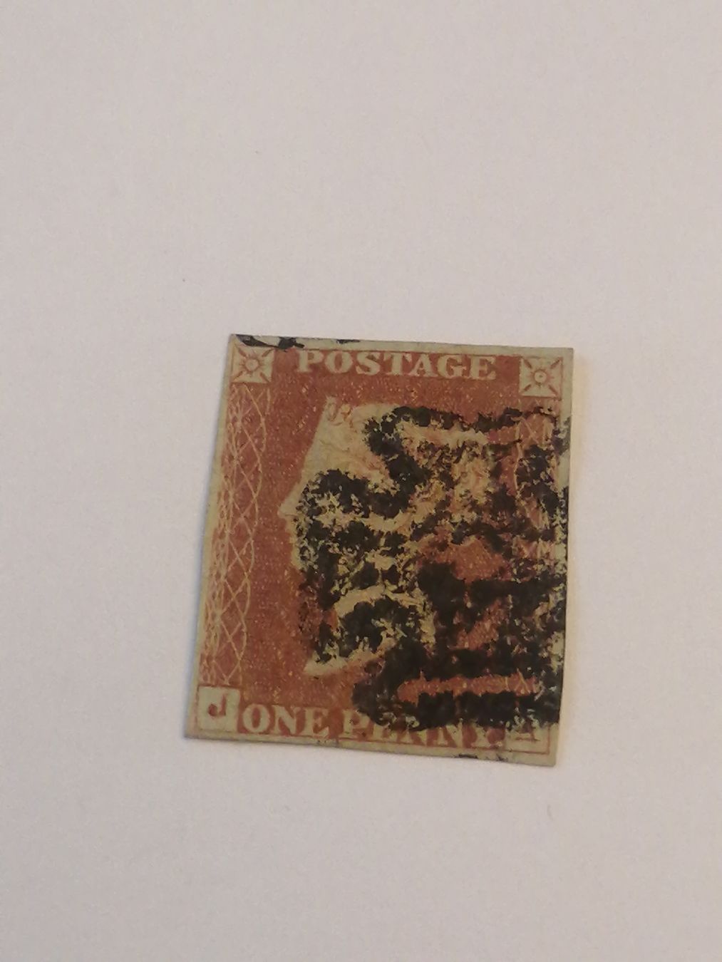 Alle Briefmarken: One Penny Red 1841  – Gebraucht aus Happerswil von tschergi