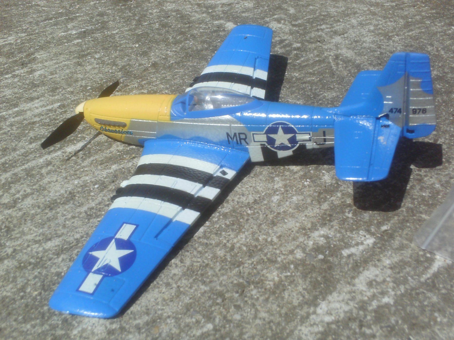 Modellismo RC: Modellflugzeug, Volantex Mustang Warbird – Usato da Süderen venduto da paeng007