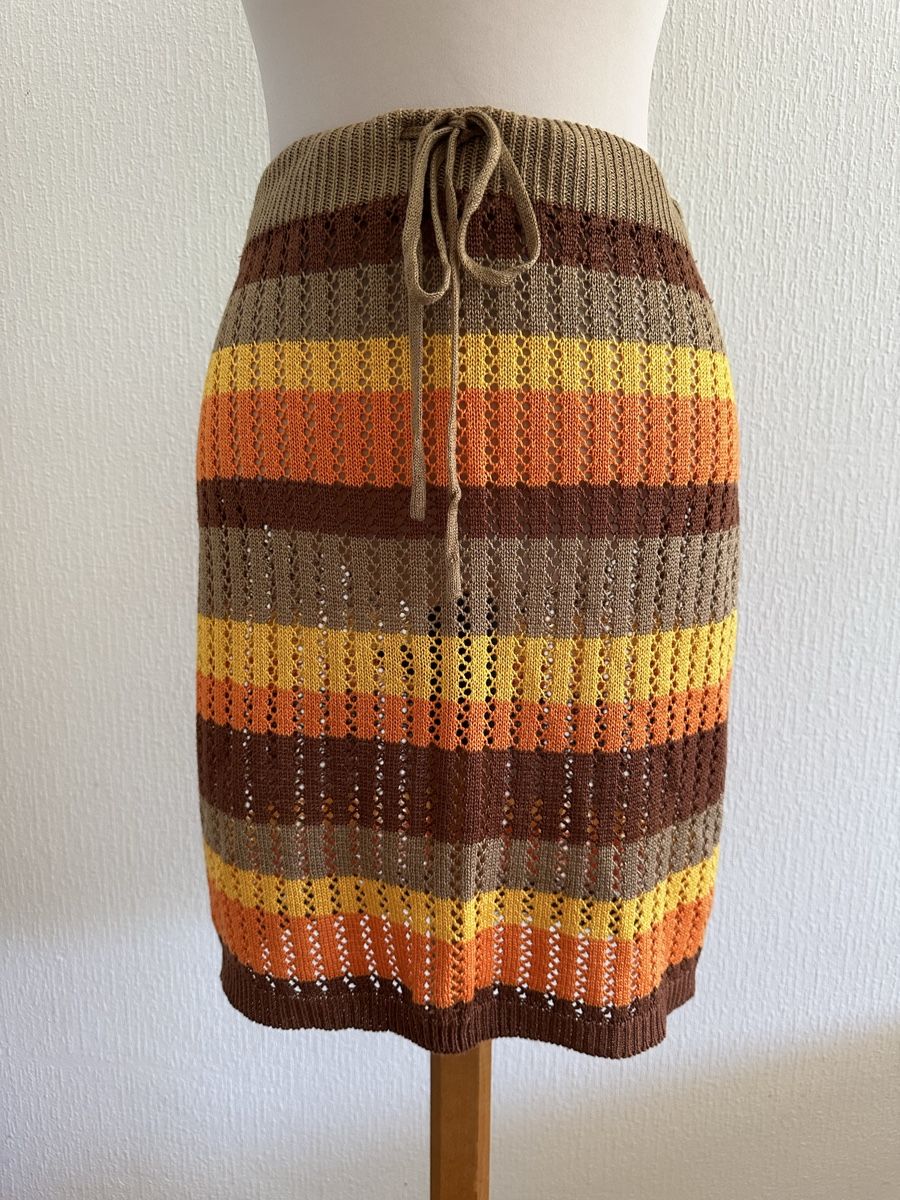 Röcke: Jupe crochet rayée taille L – Neu (gemäss Beschreibung) aus Châtelaine von Alexandra.jankowski 1