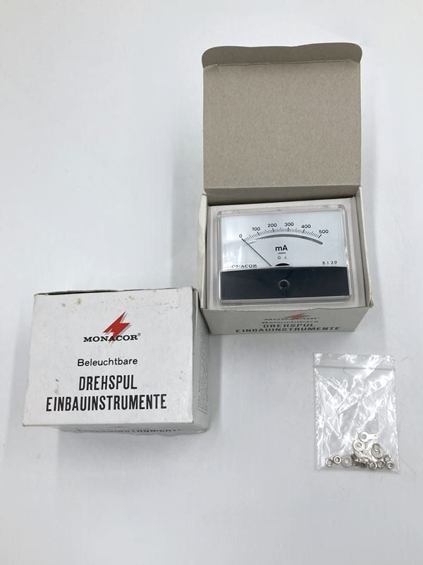 Monacor Messen: MONACOR | Einbauinstrument | PM-3 | 2 Stk. – Gebraucht aus Wittenbach von Restwert_St-Gallen