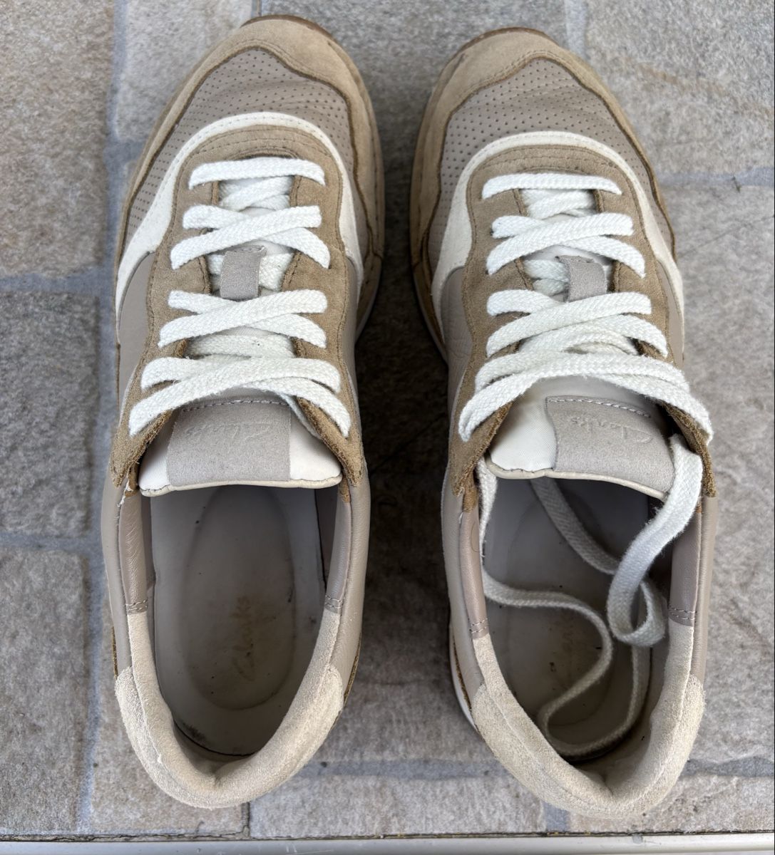 Clarks Herrenschuhe: Clarks Craftrun Tor Sneaker Beige Gr. EU 42,5 | Gebrauch – Gebraucht aus Suhr von twt_gb7n 1