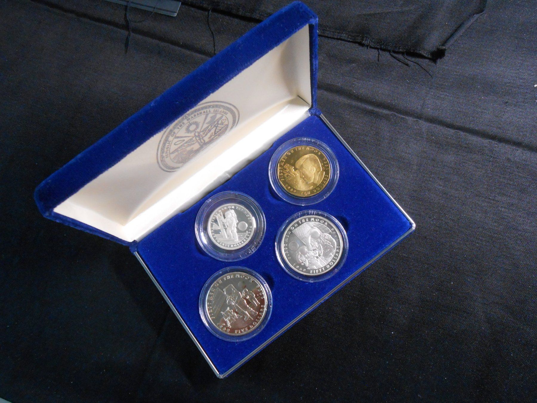 Marshallinseln Set 1994 First men on the moon Proof - del (Neu und ...