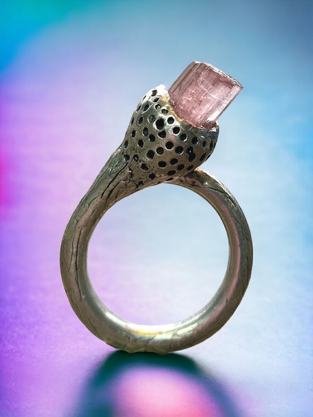 Ringe: Ring Silber mit rosa Turmalin, Gr. 54.5 – Neu und originalverpackt aus Aarau von Schmuckhoehle_MD 3