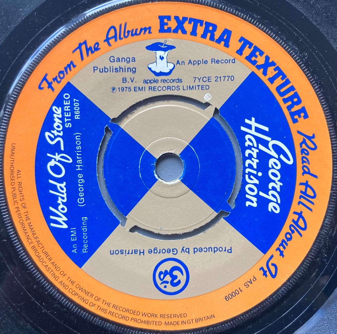 Schallplatten: GEORGE HARRISON - YOU – Gebraucht aus Poliez-Pittet von Newtown-Records 1