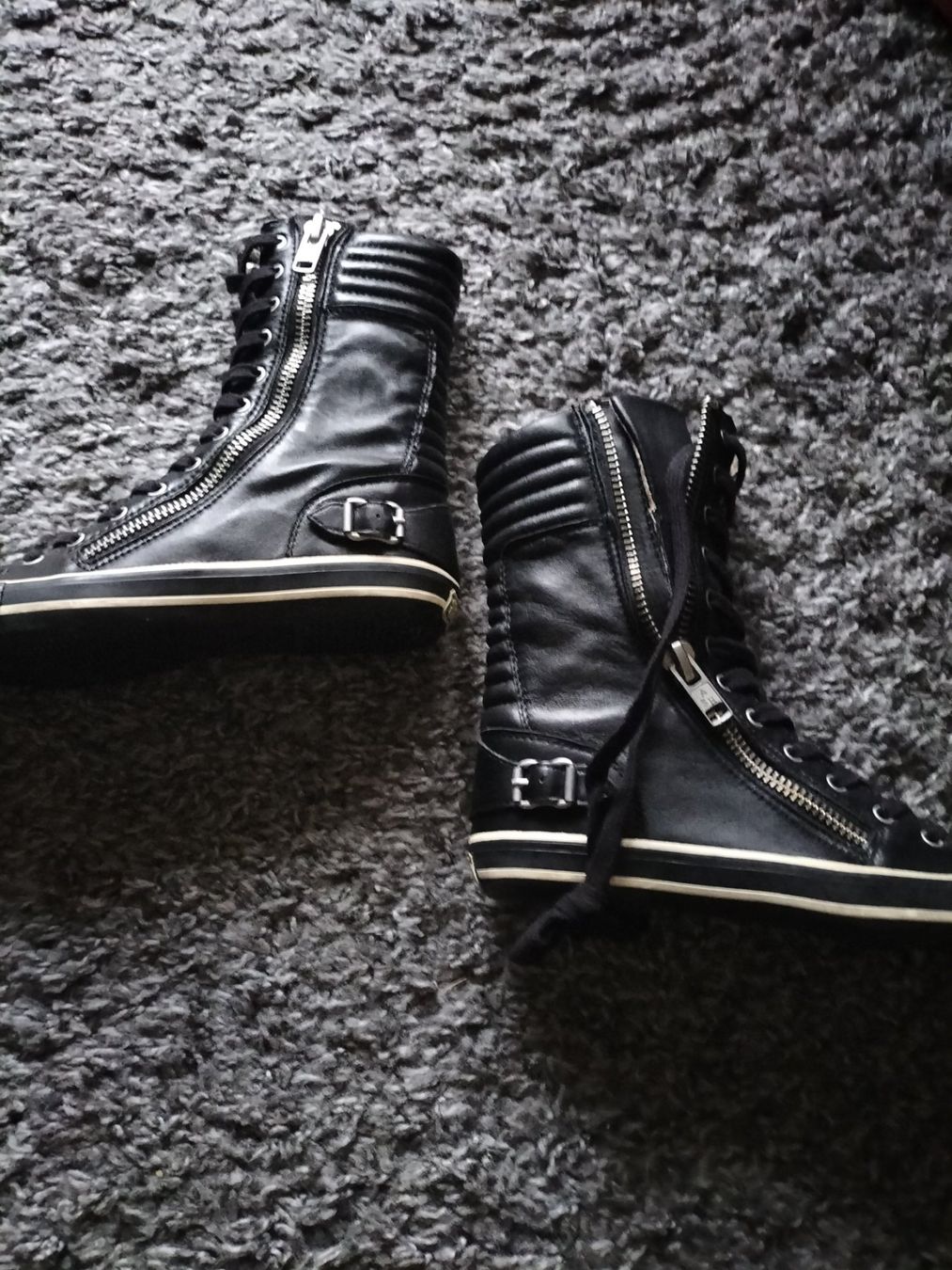 Ash Herrenschuhe: Ledersneaker von Ash – Neu (gemäss Beschreibung) aus Sins von Taschending