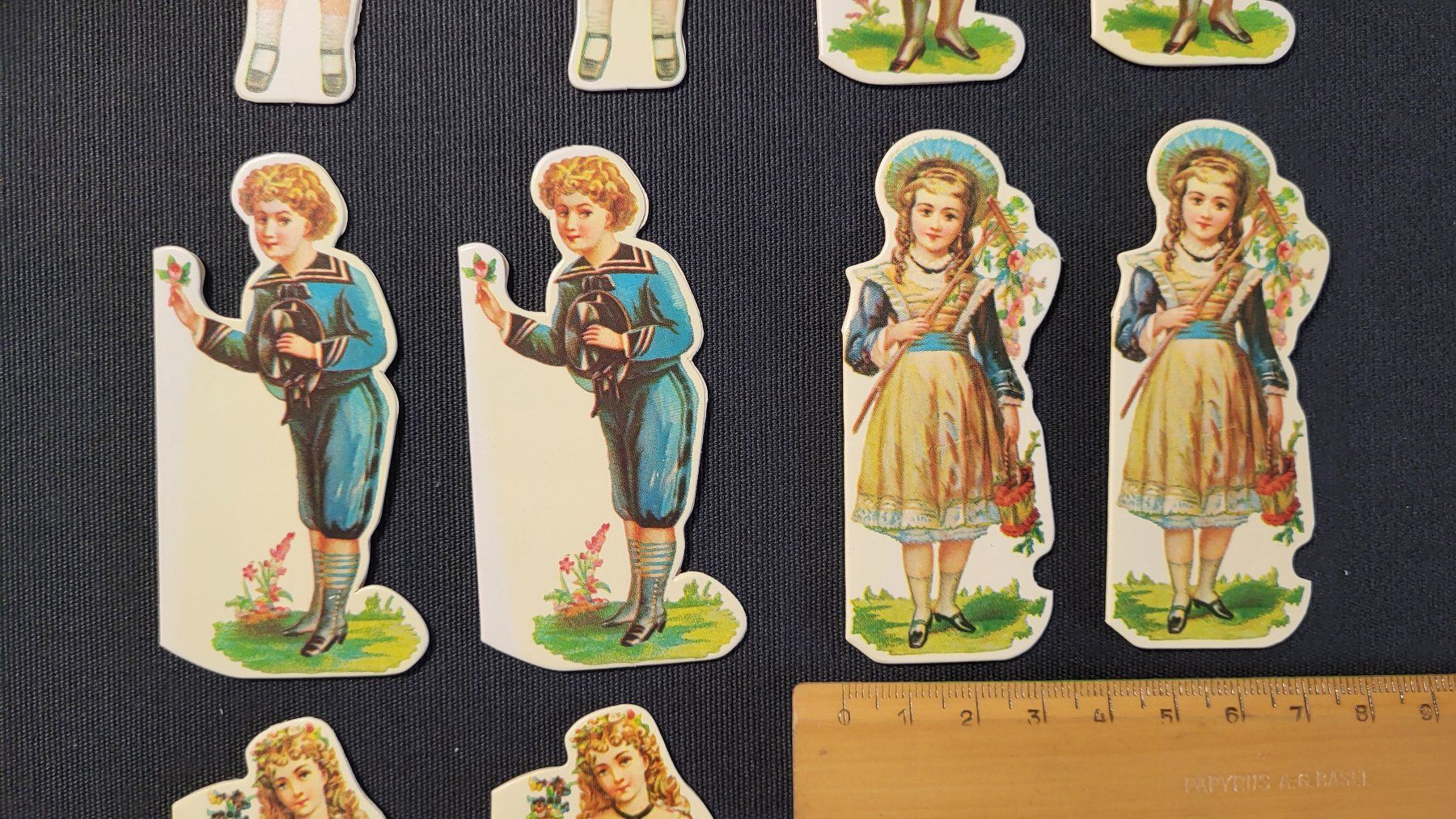 Cartoline: Die-Cut CHILDREN Gift Note Cards – Nuovo e nell'imballaggio originale da Basel venduto da spinne02 2
