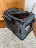 Transportbox Hund faltbar grau Grösse M guter Zustand