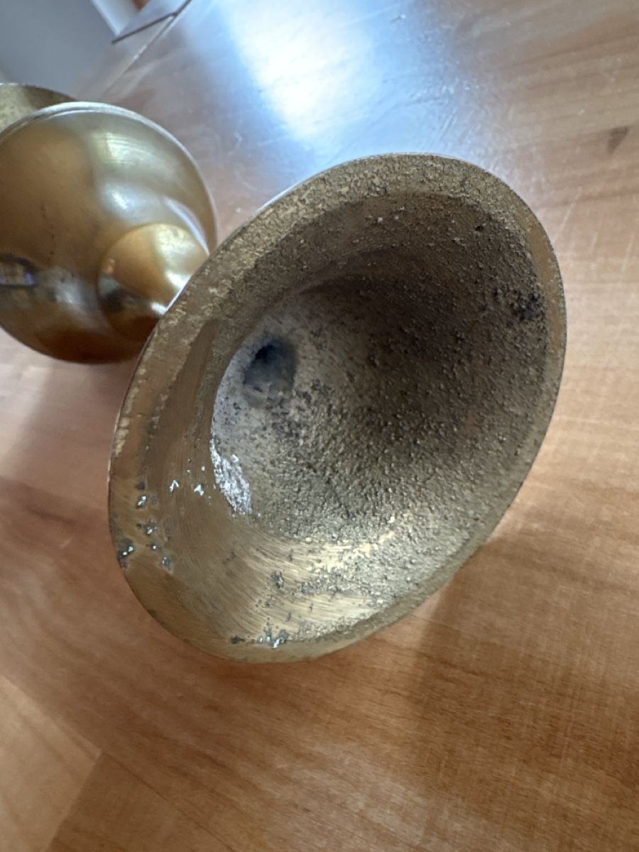Vasi & Recipienti: Blumenvase aus Messing oder Kupfer – Usato da Rümlang venduto da euqinom16 4