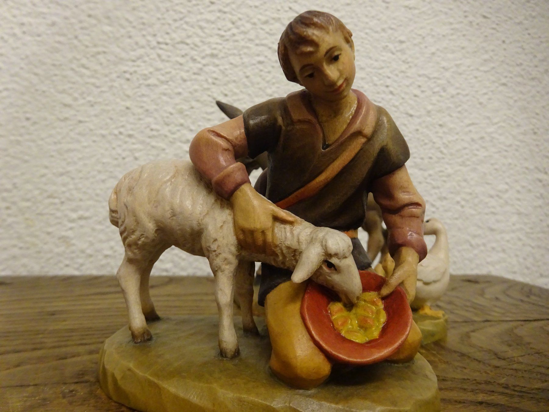 Figuren: Krippe Hirten Gruppe H:15cm / signiert Moroder – Gebraucht aus Esslingen von eintagammeer 2