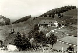 AK Mieschegghof mit Kapelle, 1964 - Welschenrohr