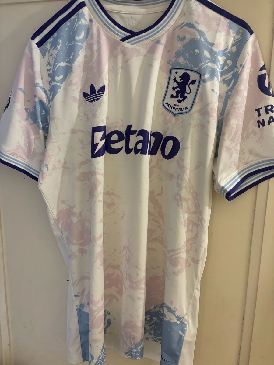 Adidas Canottiere & Pantaloni: Maillot Aston Villa Third  25/26 Size L Patch Premier League – Usato da Genève venduto da Abdi27 1