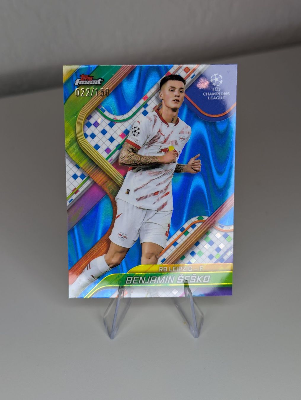 Topps Carte collezionabili: Benjamin Sesko 022/150 RB Leipzig Topps Finest – Nuovo (secondo la descrizione) da Hunzenschwil venduto da BRPCards