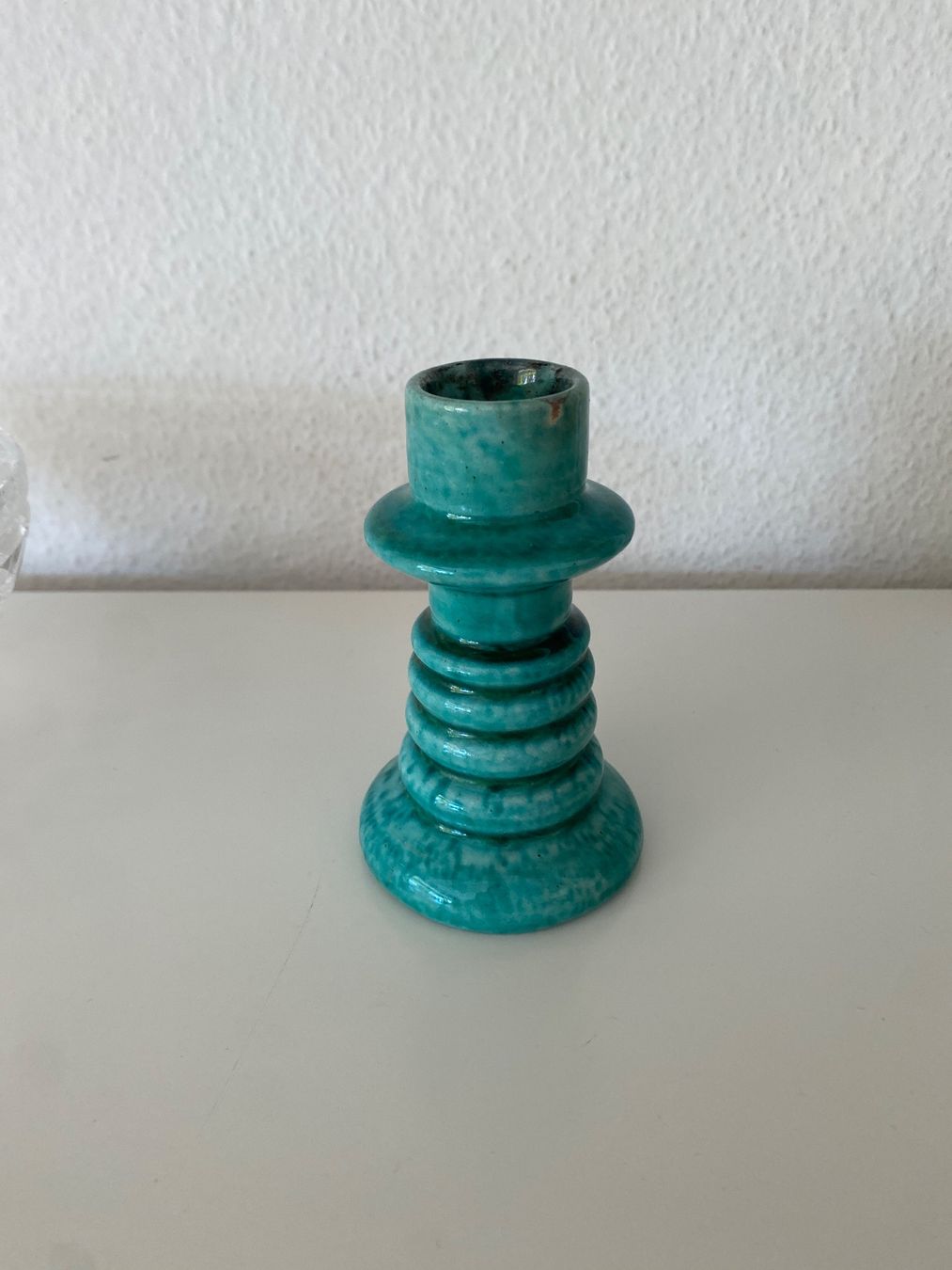 Kerzenständer: Keramik Kerzenständer, vintage, türkis – Gebraucht aus Dietlikon von VintageStudioZurich 3