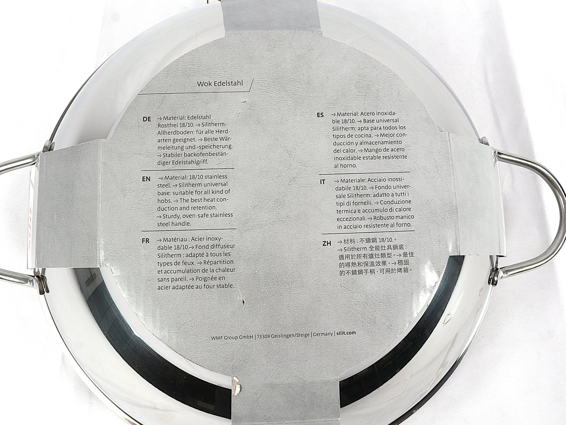 Padelle: SILIT Wok Edelstahl – Nuovo e nell'imballaggio originale da Steinen venduto da Restwert_Steinen 4
