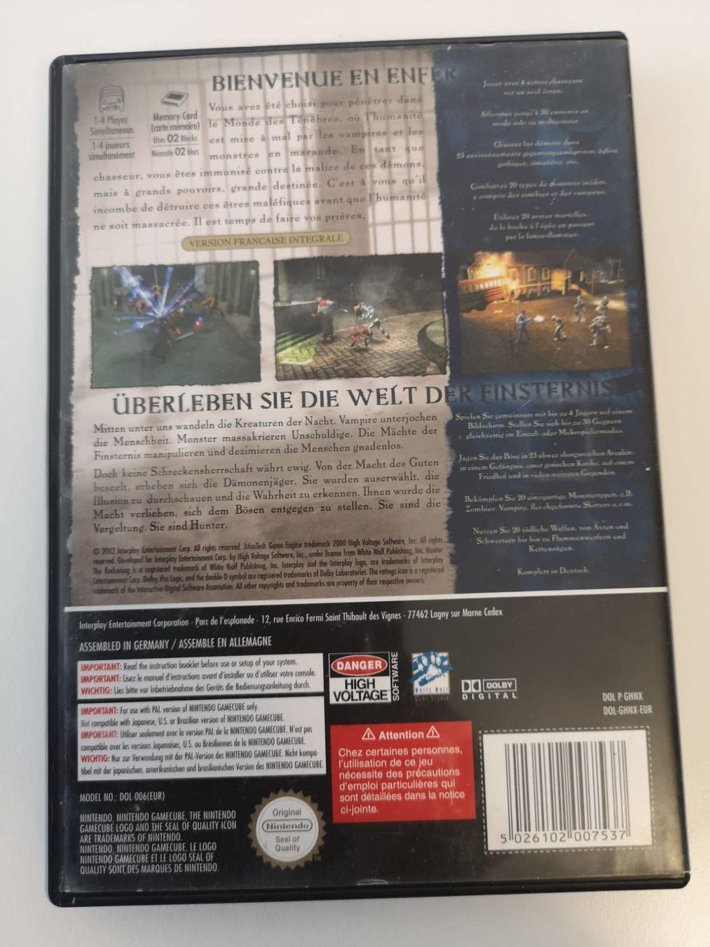 Spiele: Hunter The Reckoning (Gamecube) – Gebraucht aus Herisau von  2