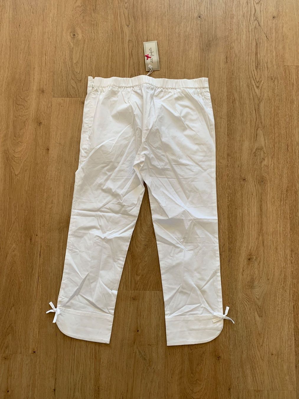 Pantaloni: Plantacourt blanc Lili gaufrette – Nuovo e nell'imballaggio originale da Genève venduto da rez_c6c6 1
