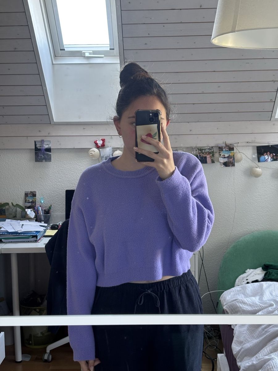 Zara Pullover & Sweatshirts: Zara Strickpullover, Lila, Grösse M – Neu (gemäss Beschreibung) aus Ehrendingen von can_n7gv 1
