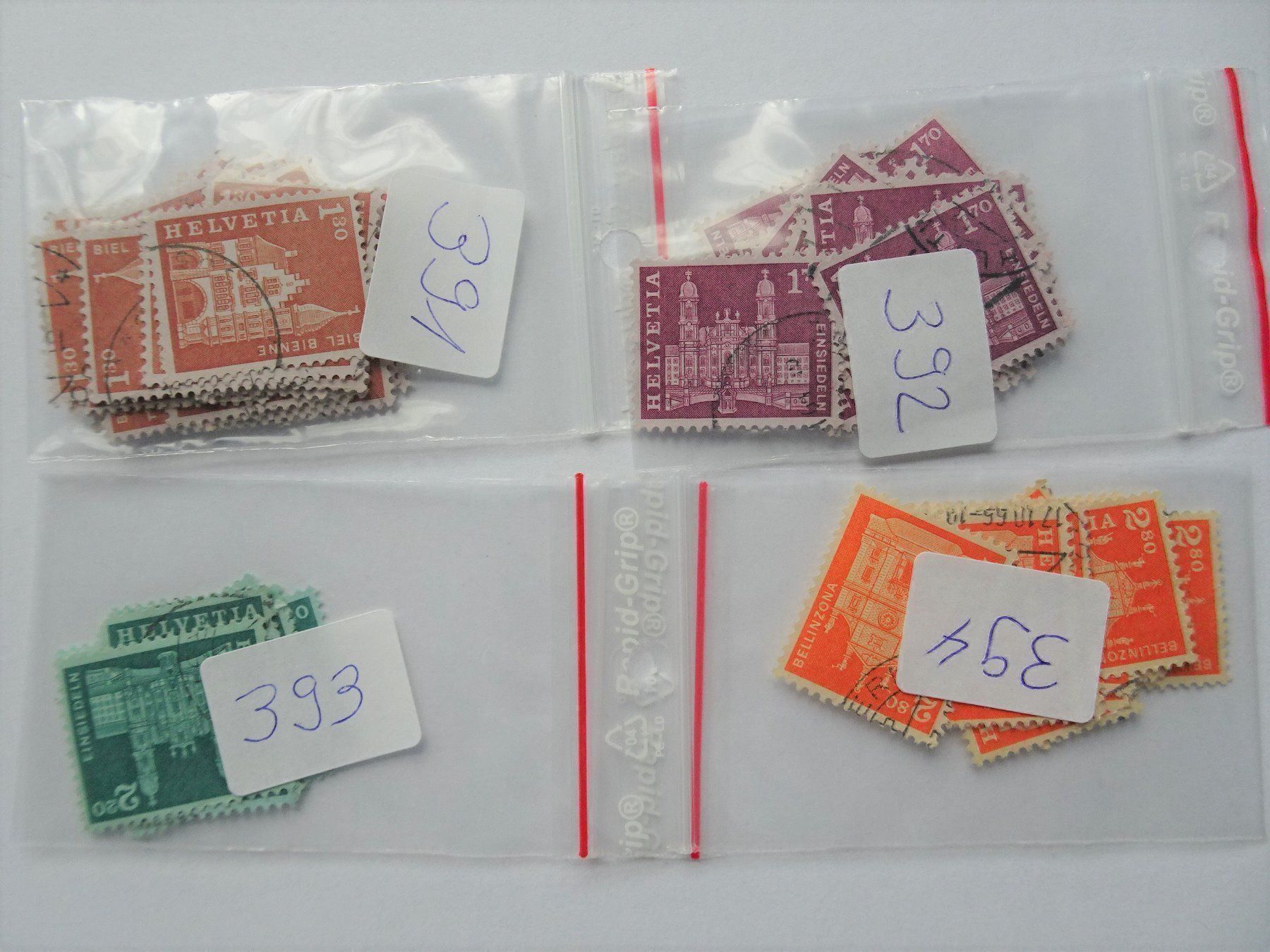Tous les timbres: 1963 – D'occasion à Aadorf par Chnorli-Furz