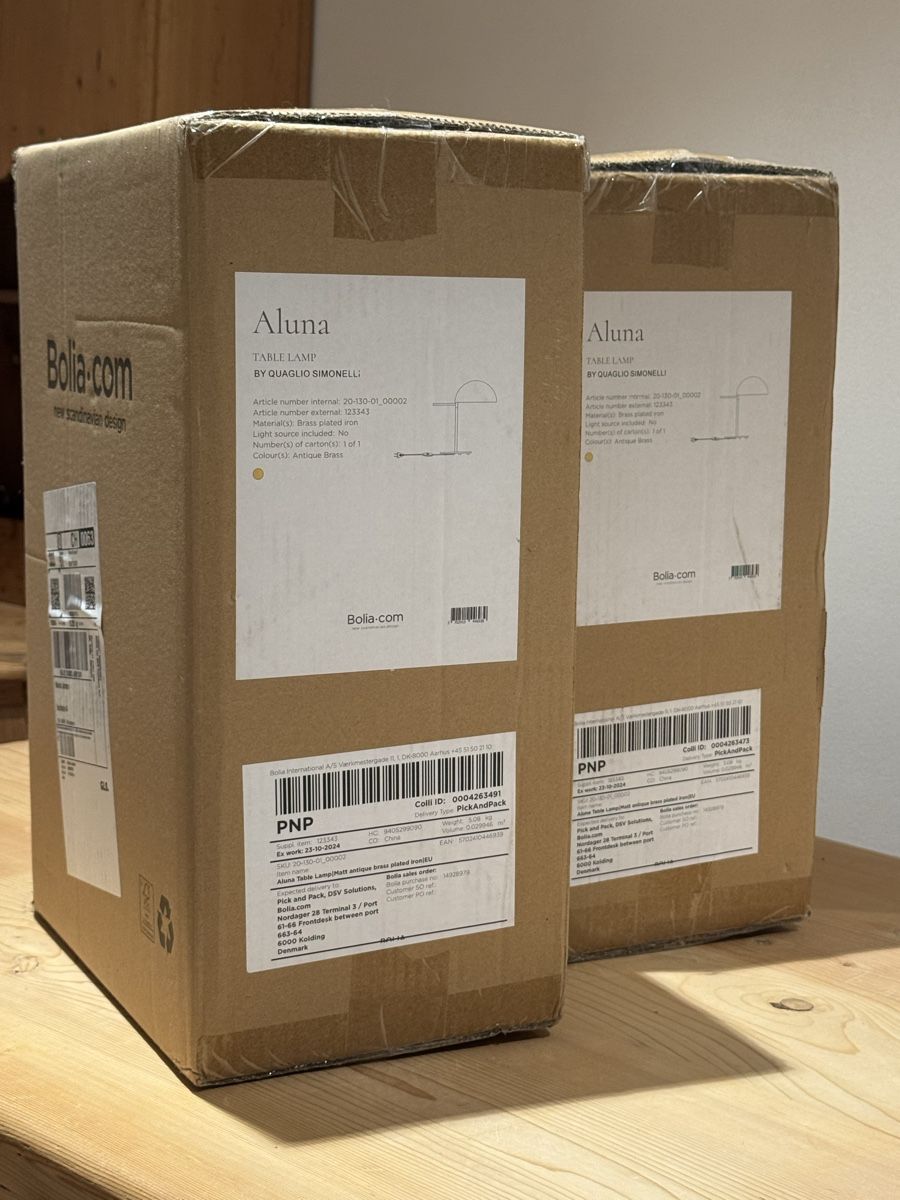 Bolia Lampade: NEU & ORIGINALVERPACKT! Bolia Aluna – Nuovo e nell'imballaggio originale da Erlinsbach venduto da markle 7