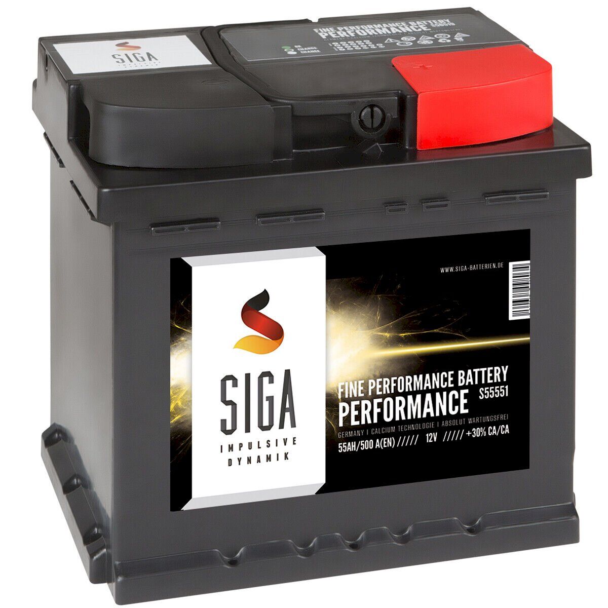 Batterie: SIGA Autobatterie 55Ah 12V – Nuovo e nell'imballaggio originale da Bottighofen venduto da zaap 1