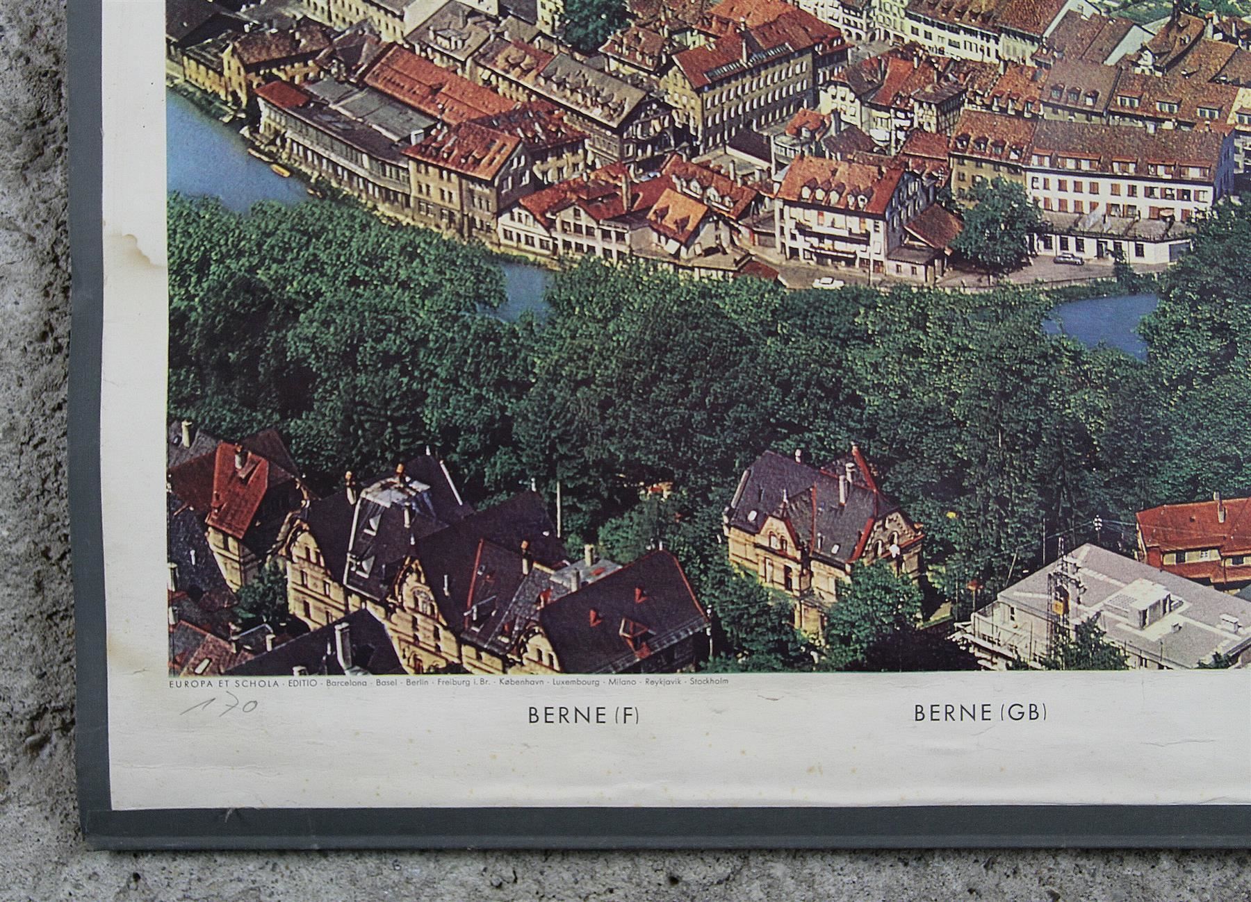 Foto & Immagini: Schulwandbild, Schulwandkarte "Bern" – Usato da Birrwil venduto da brandschatz_birrwil 2