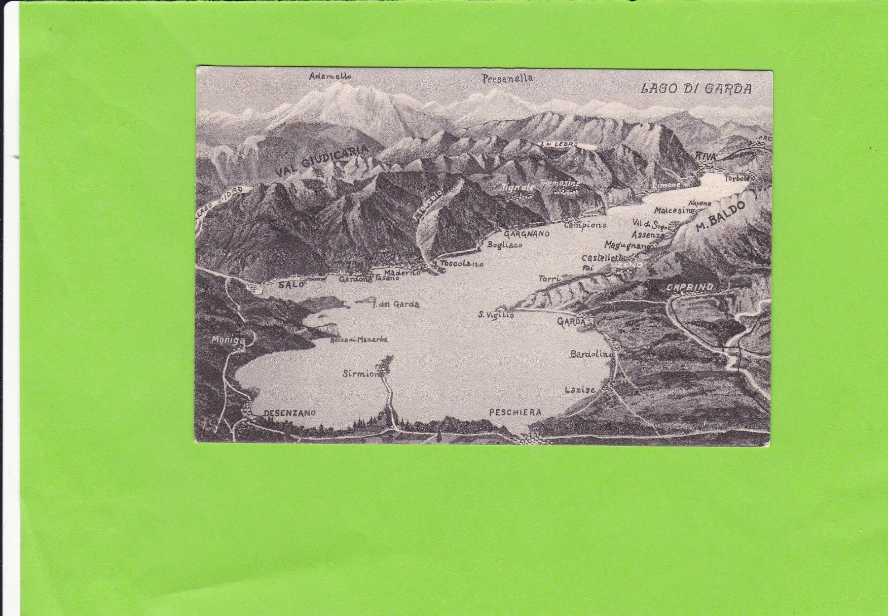 Cartes postales: Lago di Garda-Panorama – D'occasion à St. Peterzell par neckertal