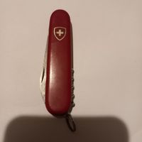 Victorinox Elinox Taschenmesser rot Wellenschliff 
