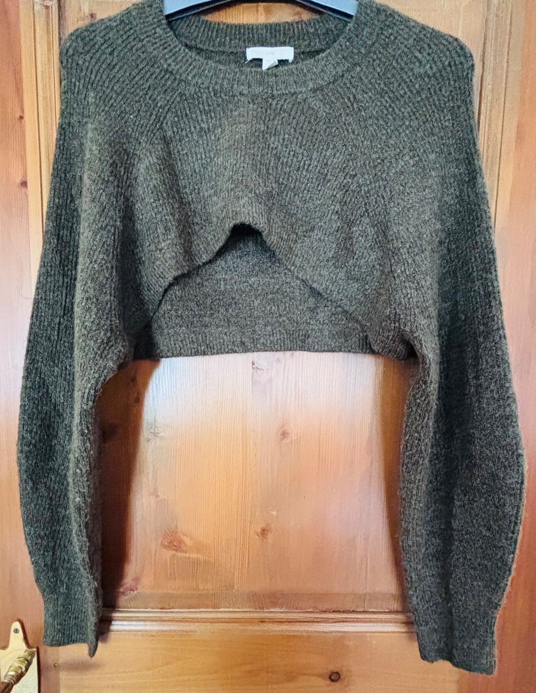 H&M Pulls & Sweat-shirts: Kurzpullover XL / 44-50 oliv  => Ab 5.- – D'occasion à Basel par Seele7 1