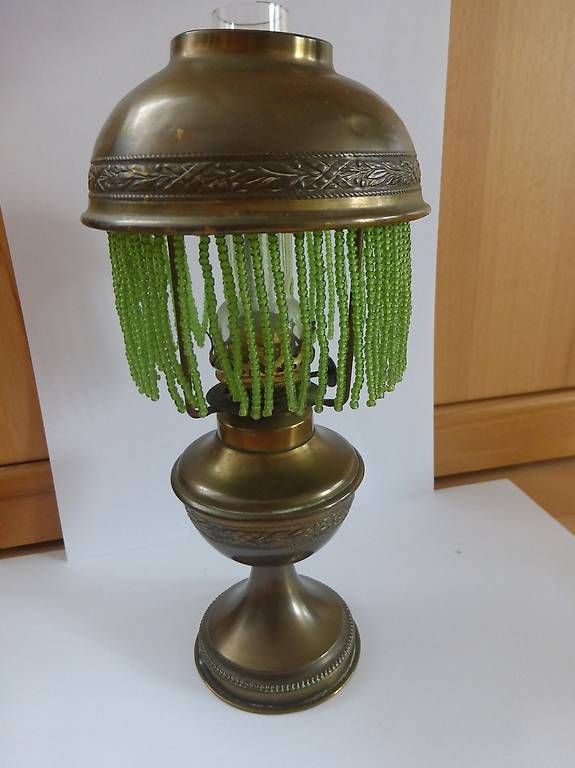 Lampade: Antike L & B Brevete Messing Petroleumlampe Jugendstil – Usato da Au SG venduto da Zogu