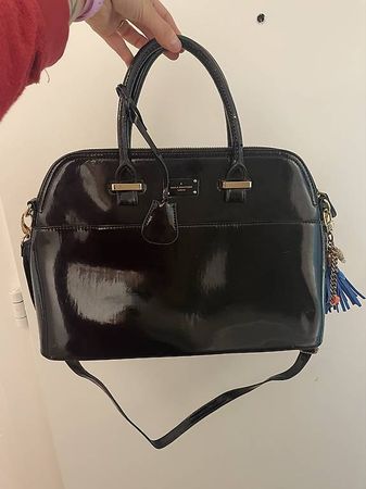 Handtasche Pauls Boutique Lack schwarz