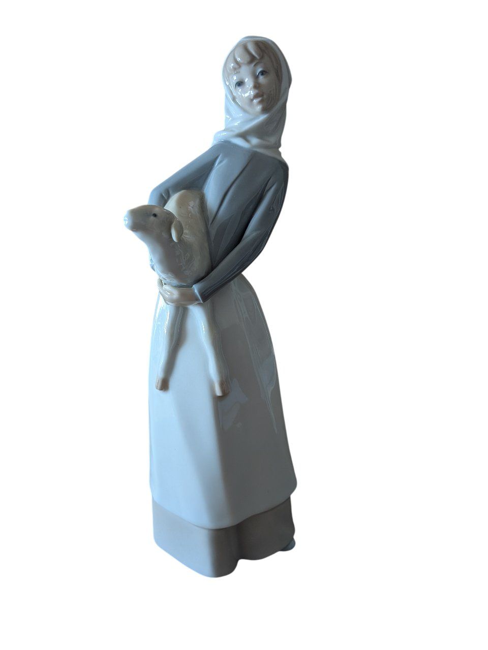 Lladro Statuette: Lladro Nao Frau mit Lamm – Usato da Effretikon venduto da Mgossner