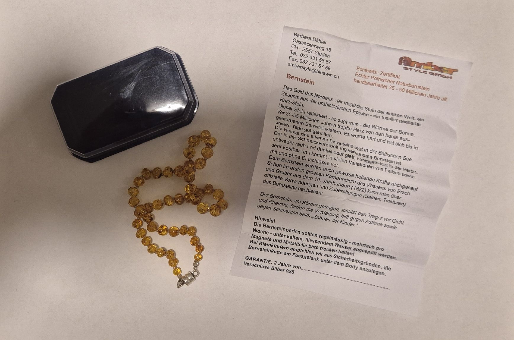 Catenine: Bernsteinkette – Usato da Neuenhof venduto da Vany0607 1